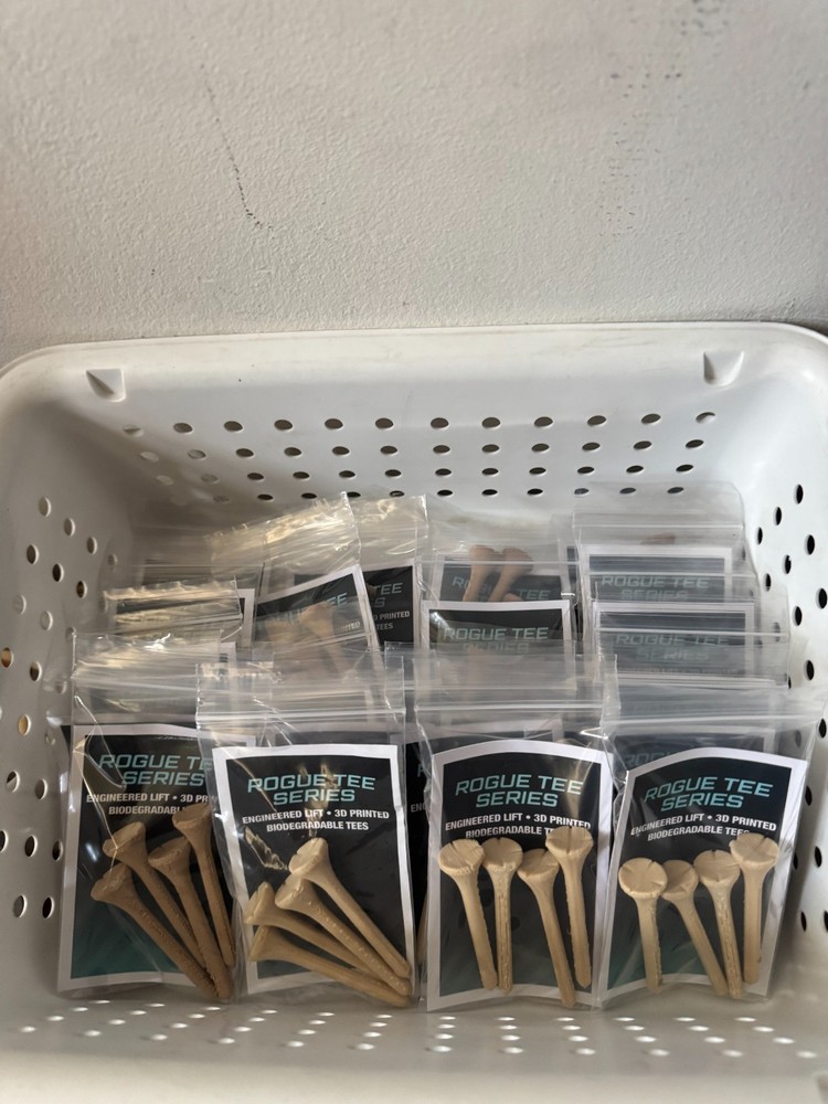 Rogue Tee Series - 40pak [3D Printed Golf Tees]