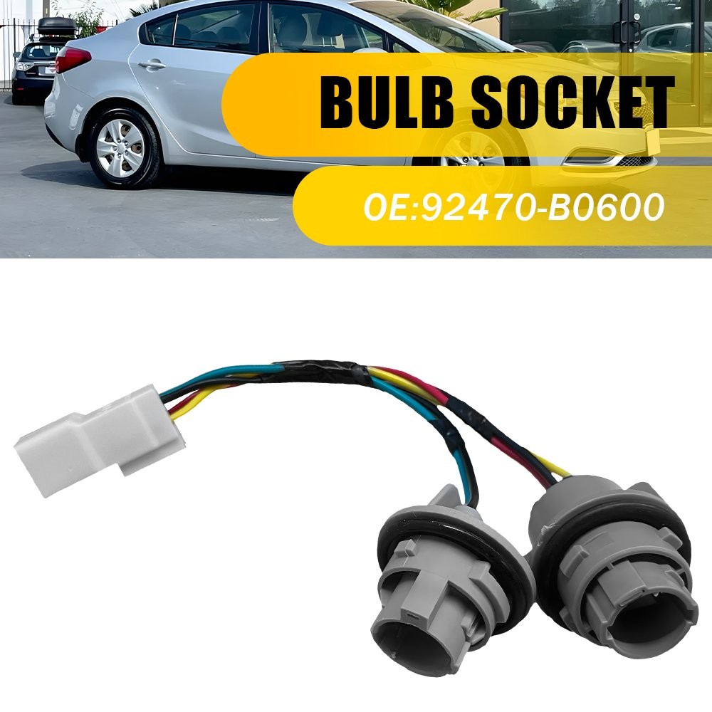 For 2017-2018 Kia Forte Tail Light Wiring Harness Socket & Wire 92470-B0600 ABS