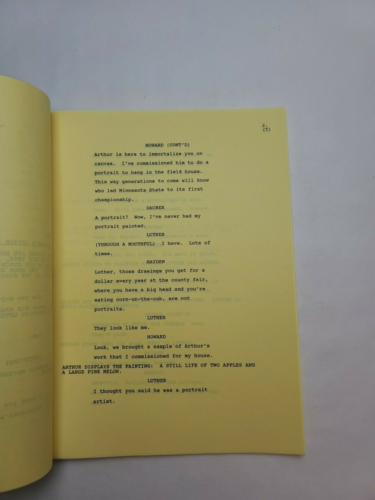 COACH / Jeremy Stevens 1994 TV Script, Jessica Walter "Graceless Under Fire"