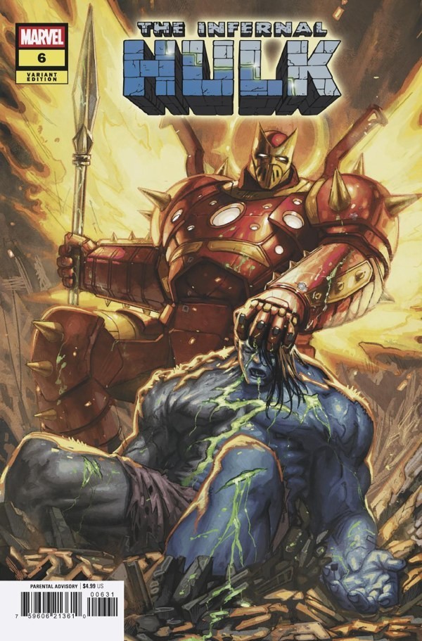 Infernal Hulk #6 Davide Paratore Variant 4/22/26 Marvel Comics