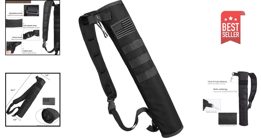 Durable Soft-Shell Archery Quiver for Efficient Arrow Storage - 12-18 Capacity