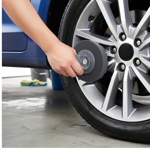 Pack Large Tire Shine Applicator Reusable, Tire Dressing Cleaner Applicator 2