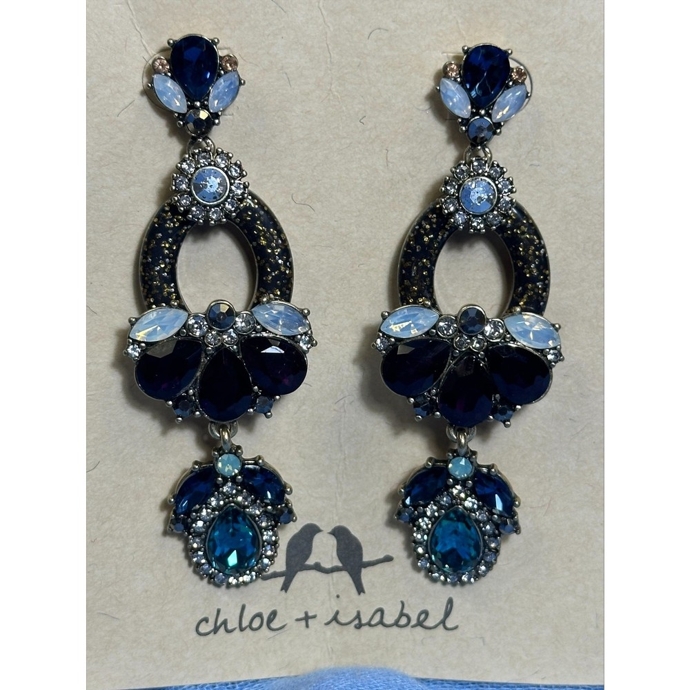 CHLOE + ISABEL all that glitters statement earrings- E059