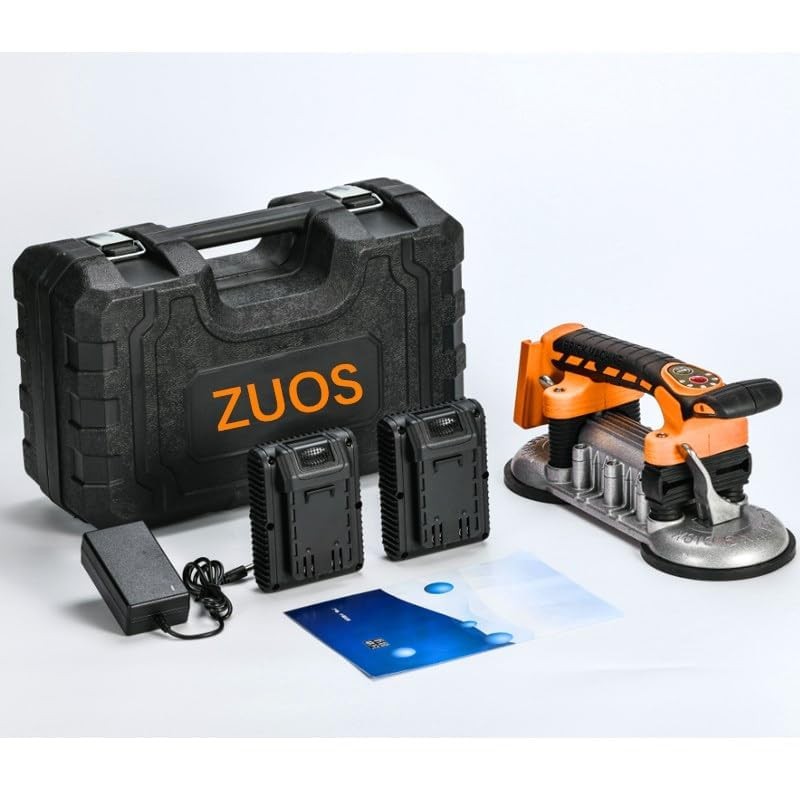 Tile Installation Tool Vibration Machine - Double Suction Cup Vibrator Handhe...