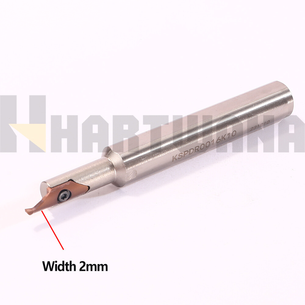 Face Grooving Tool Turning Holder 16mm Indexable Grooving Insert 2mm 10PCS