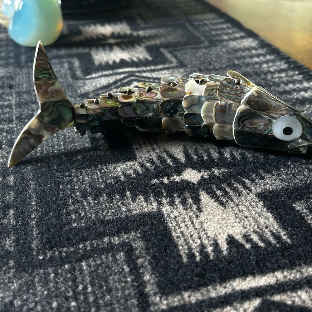 Abalone Articulated Fish Bottle Opener