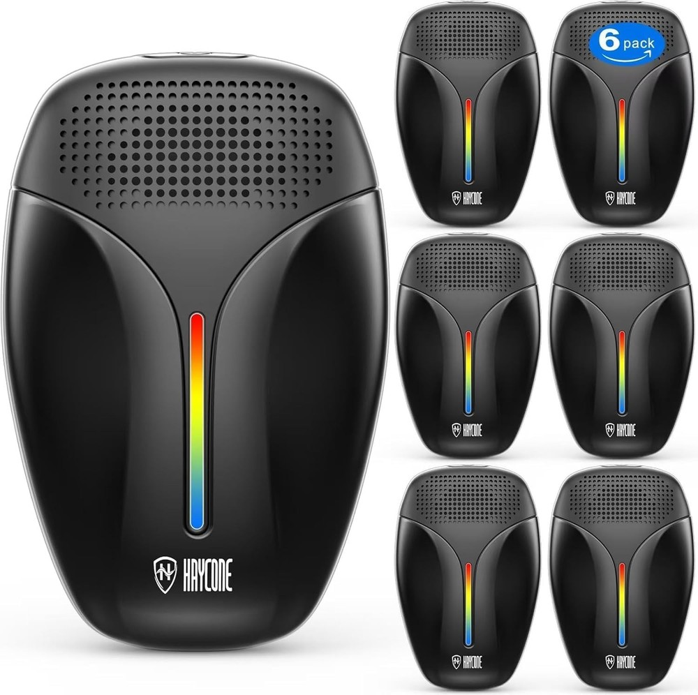 Effective Ultrasonic Pest Deterrent - 6 Pack