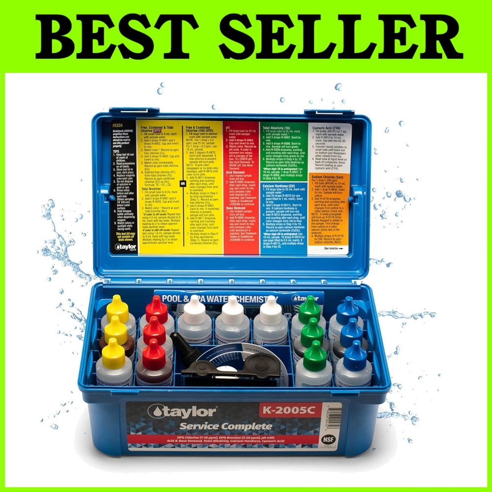 Easy-to-Use Pool Water  Kit - High Range Reagents