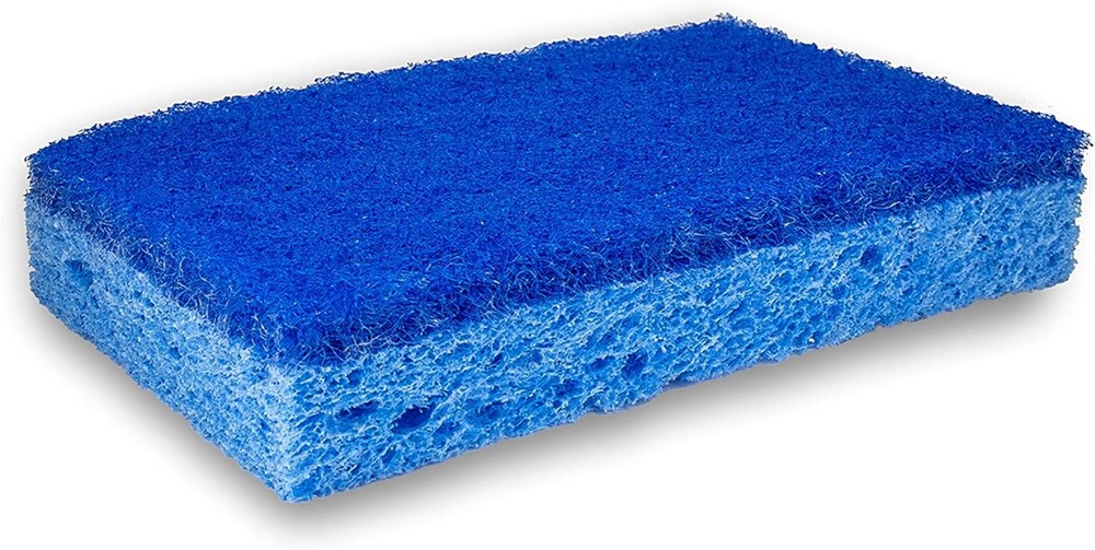 Amazon Basics Non-Scratch Sponges, 6-Pack 6-Pack, Blue