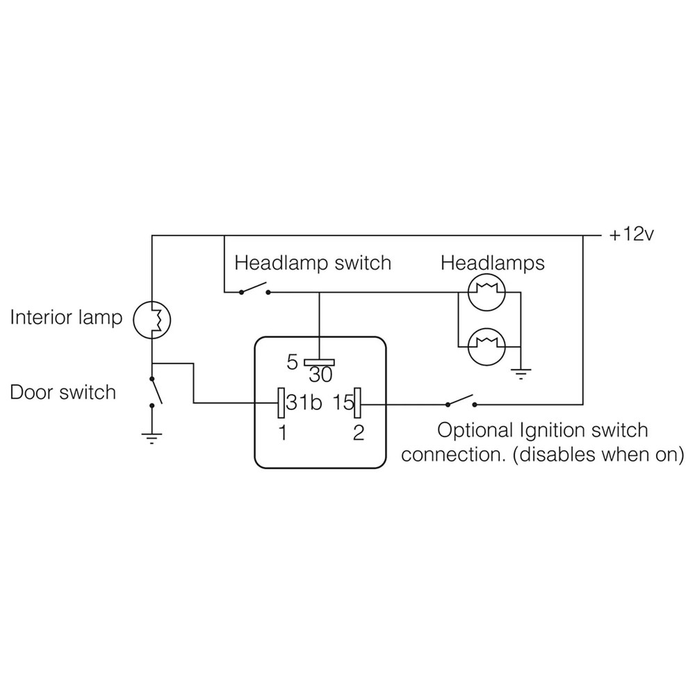 Narva Headlight Left On or Door Open Warning Buzzer 12V Vehicles 85 Decibels