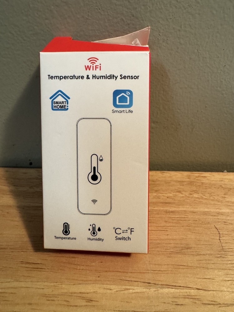 WiFi Temperature Humidity Sensor Wireless Thermometer Hygrometer Smart Home App