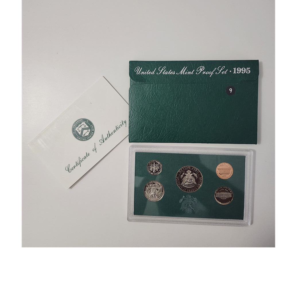 U.S. Mint 1995 Proof Set Uncirculated w/ Certificate of Authenticity
