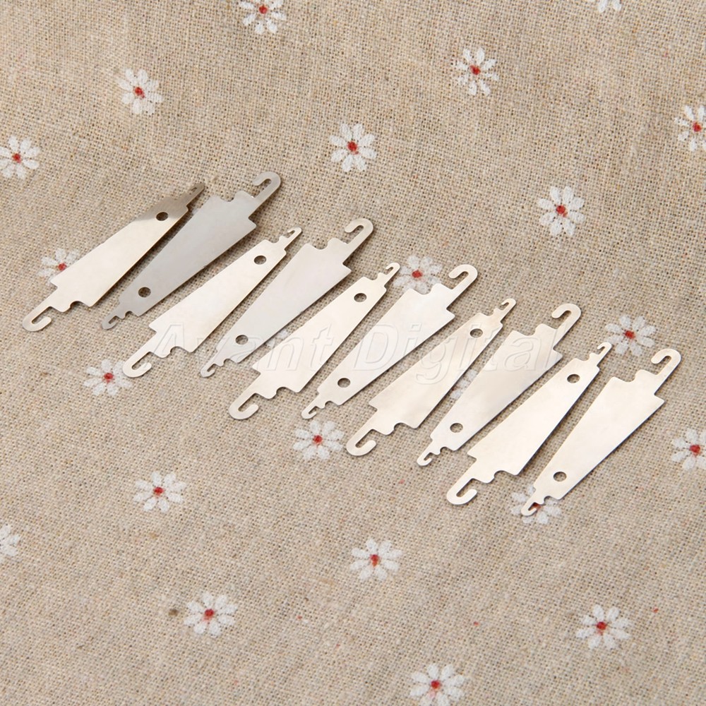 10pcs Steel Hook Needle Threader Cross Stitching Sewing DIY Craft Needlework Kit