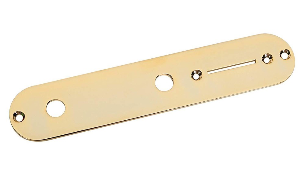 Gold Control Plate for T-Style Guitar