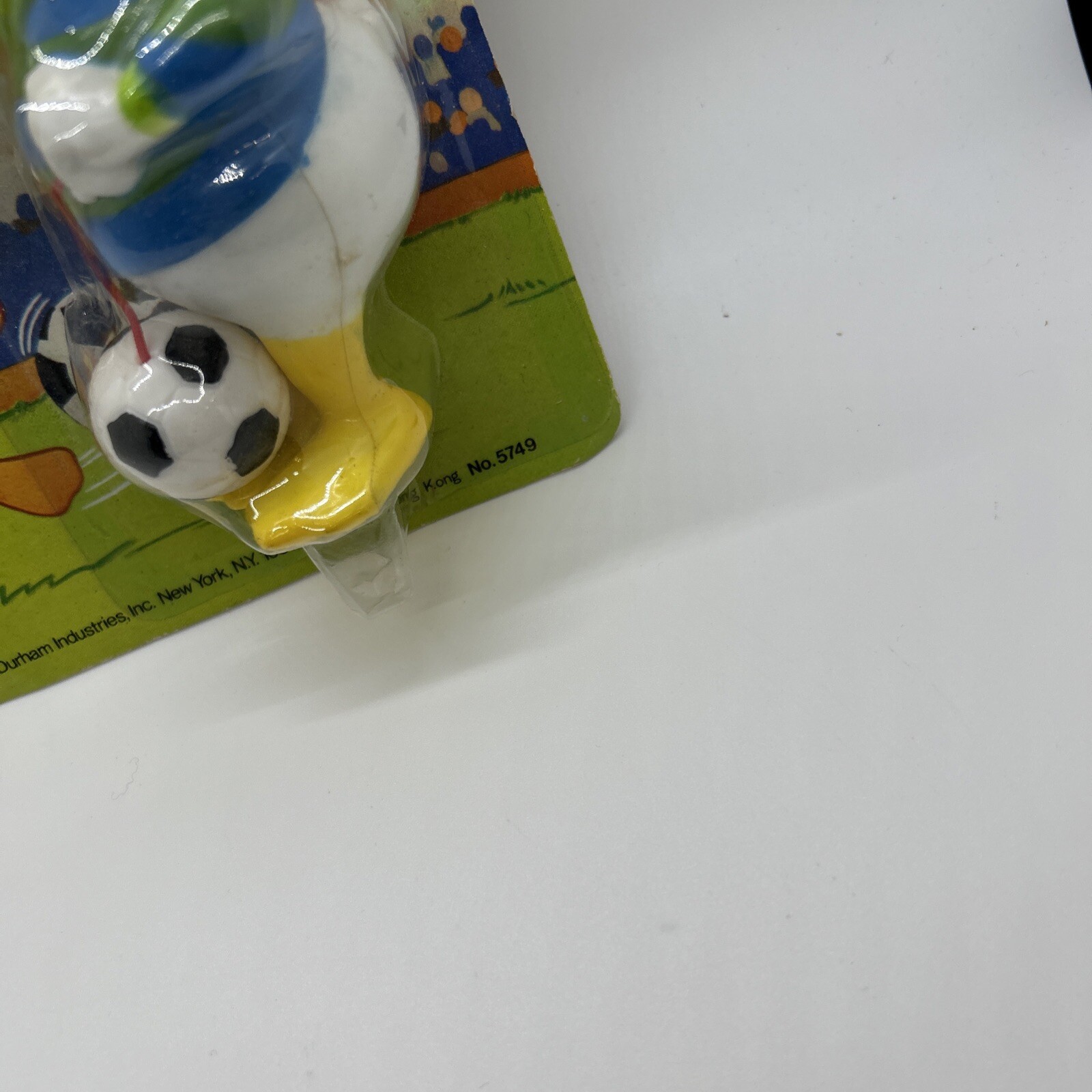 Walt Disney Sports Action Figures Donald Duck Soccer Wind-Up Unpunched Durham