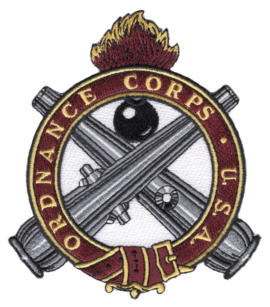 Ordnance Corps Crest United States Army Patch