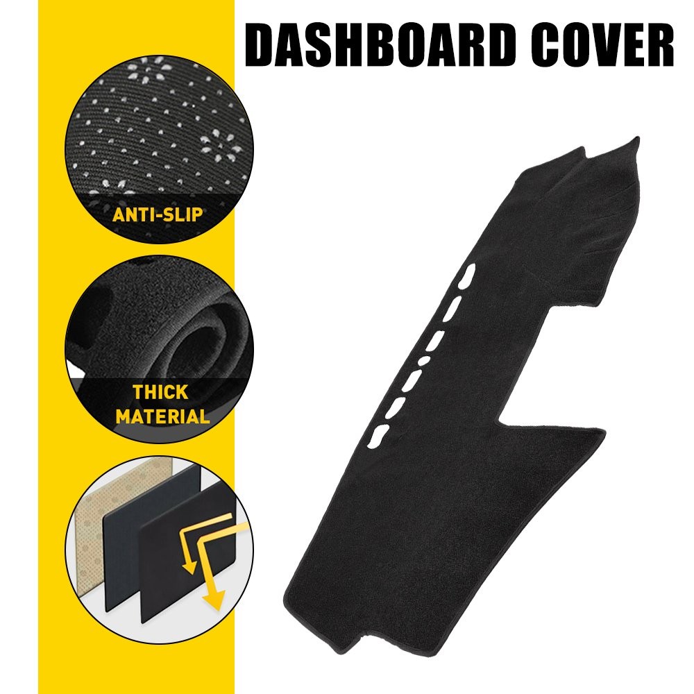Car Dash Mat Cover Interior Pad for 2007-2011 Toyota Camry Dashboard Mat Carpet