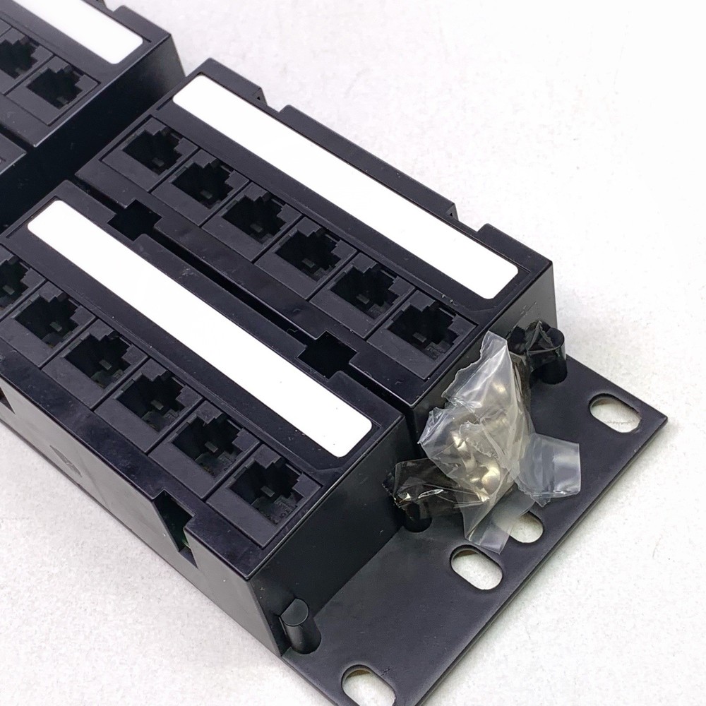 ADC RJ-45 Coupler Patch Feed-through Panel 48 Ports ADCPP48505 Cat 5e RJ-RJ NEW