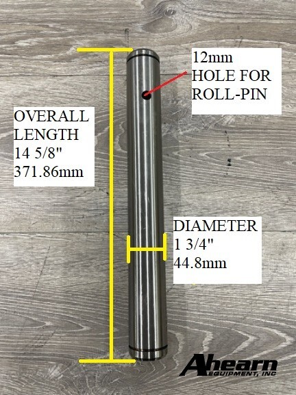 MAIN THUMB PIN KUBOTA KX057 KX161 U55 U45 WITH WERK BRAU THUMB NONGREASABLE