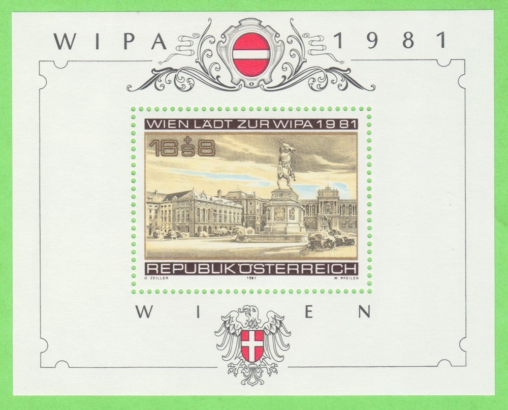 Austria 1981 WIPA S/S MNH