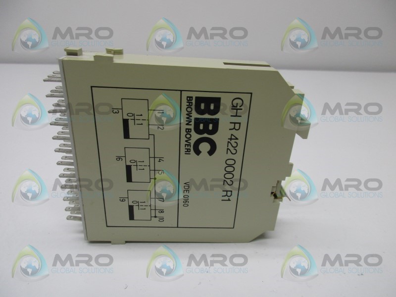 BBC GHR4220002R1 RELAY DELAY MODULE NSNP