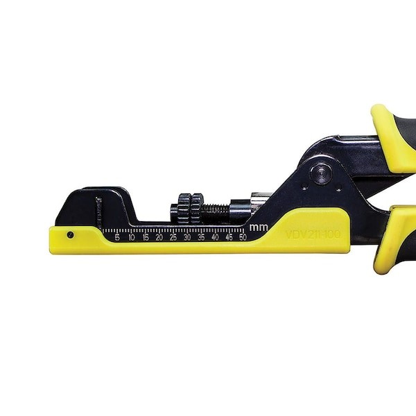 KLEIN TOOLS VDV211-100 Extended Reach Multi-Connector Compression Crimper