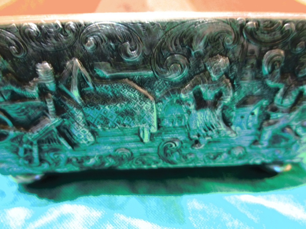 Antique Continental Silver Plated Repose Box