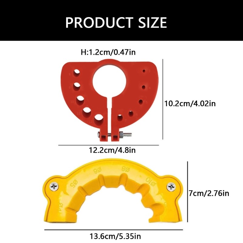 Multiple Size Drill Sharpener Set Drill Bit Grinder for Homes & Professional