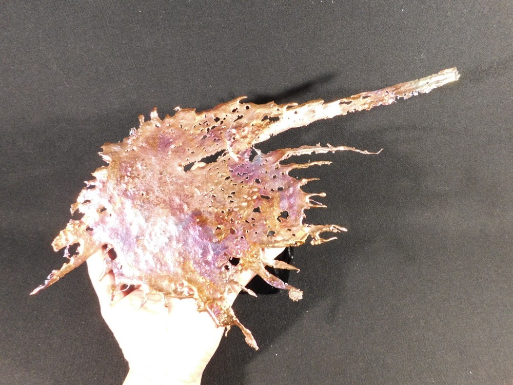 BIG! Bright Solid Solid COPPER Splash ART Sculpture Arizona 335gr