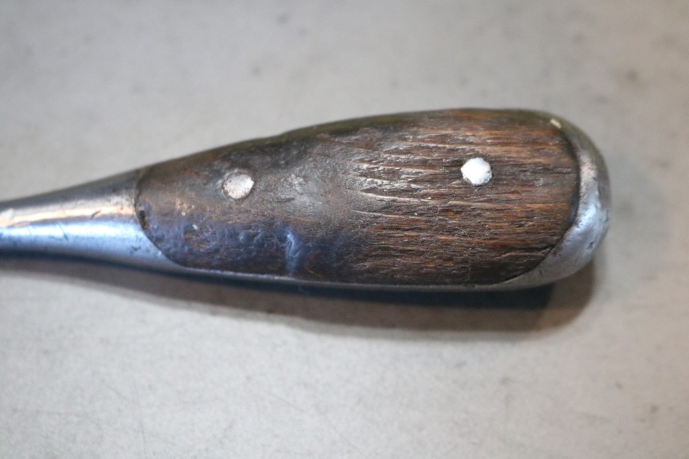 LENOX #2 VTG ANTIQUE FLATHEAD SCREWDRIVER SPLIT WOOD HANDLE