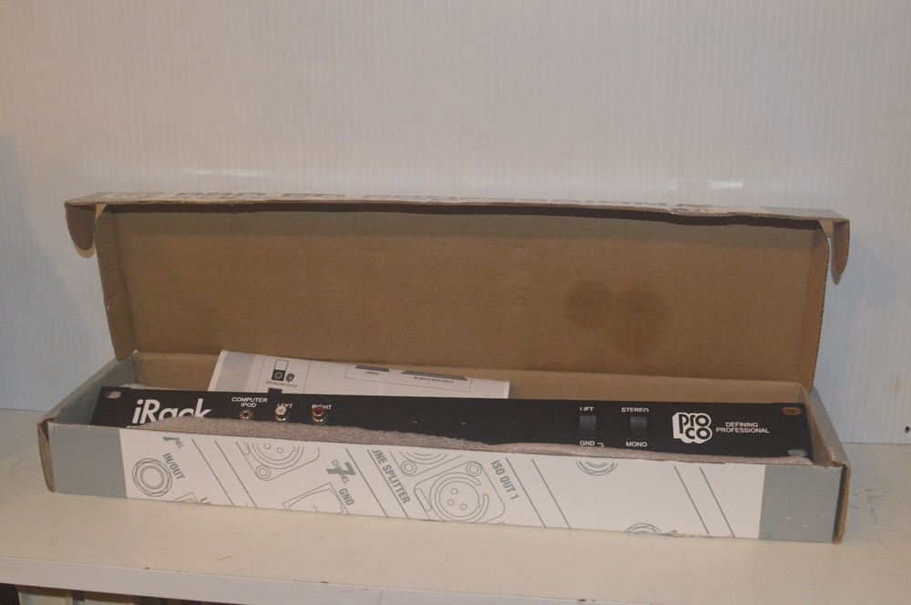 ProCo TradeTools iRack Portable Audio Player Interface Rackmount – Pro AV