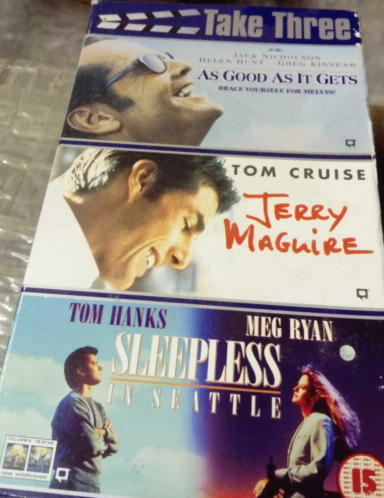 RARE VHS BOX SET TAPES 'TAKE THREE'