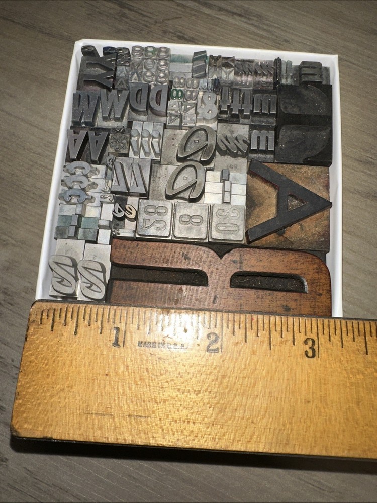 Printing Blocks “ Ornamental Borders Dingbats ” Nice Variety! XOB