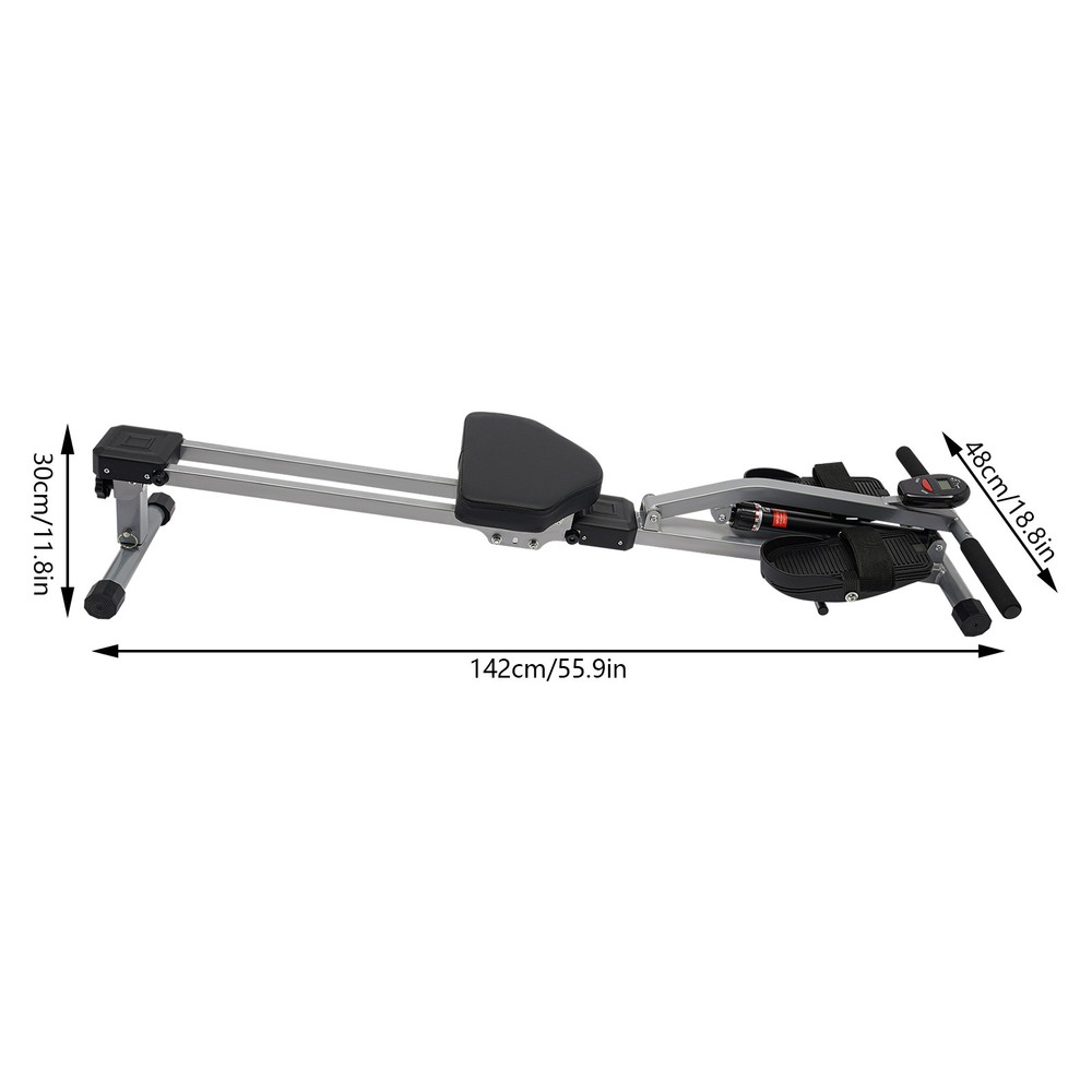 Home Rowing Machine Foldable Hydraulic Resistance Rowing Exercise Machine