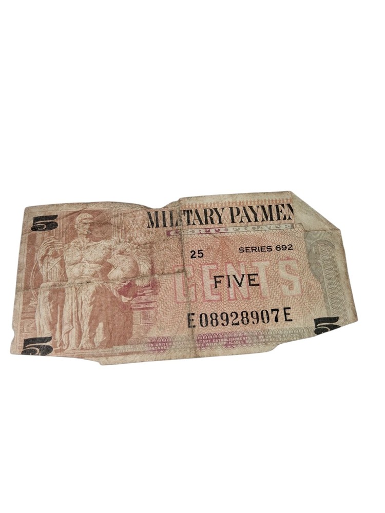 10 Count 5 Cent Military Payment Certificate