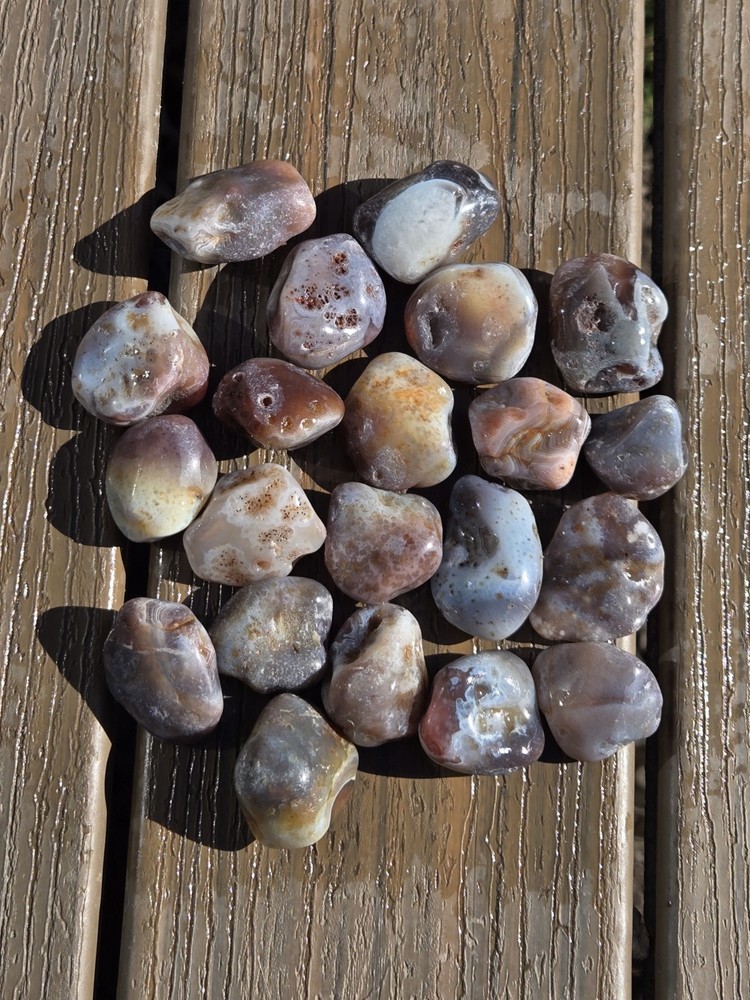 Botswana Agate Selects - SETTING SUN - Rough, Natural, Not Polished A+ Grade
