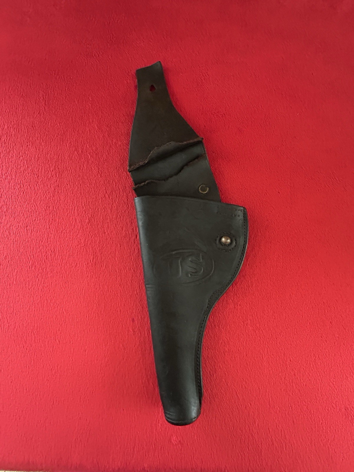 WWI US Army M1909 Military Leather Holster For M1917 .45 Revolver G&K 1918