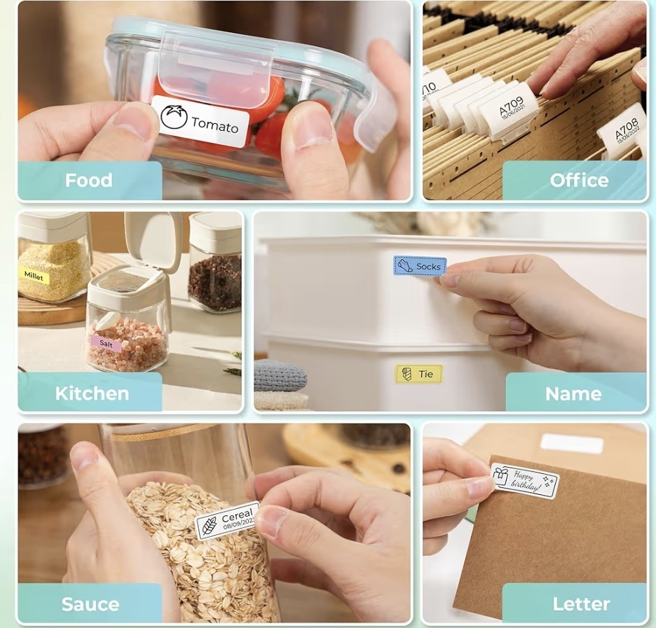 Luxury Nelko Label Maker Machine Tape P21 Bluetooth Label Printer Wireless Mini