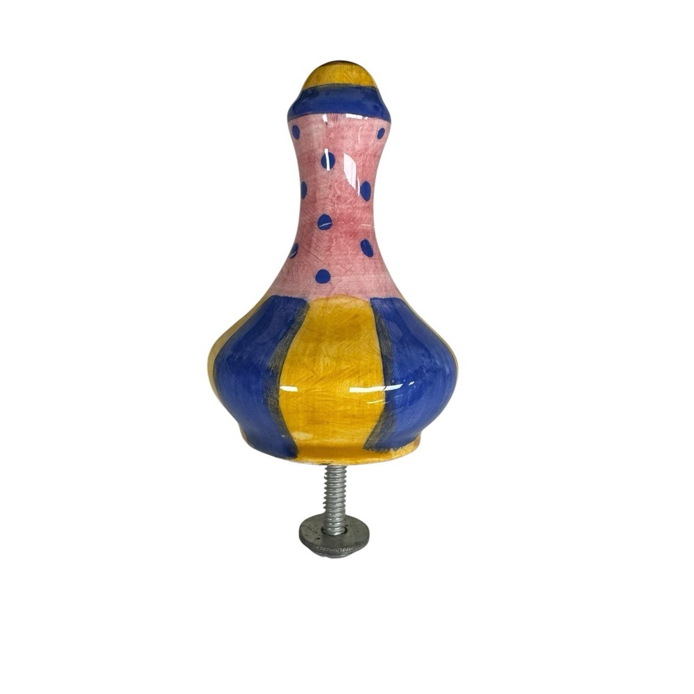 Ganz Bella Casa 4 Drawer Pulls Ceramic Colorful Knobs Whimsical Hand-Painted #8