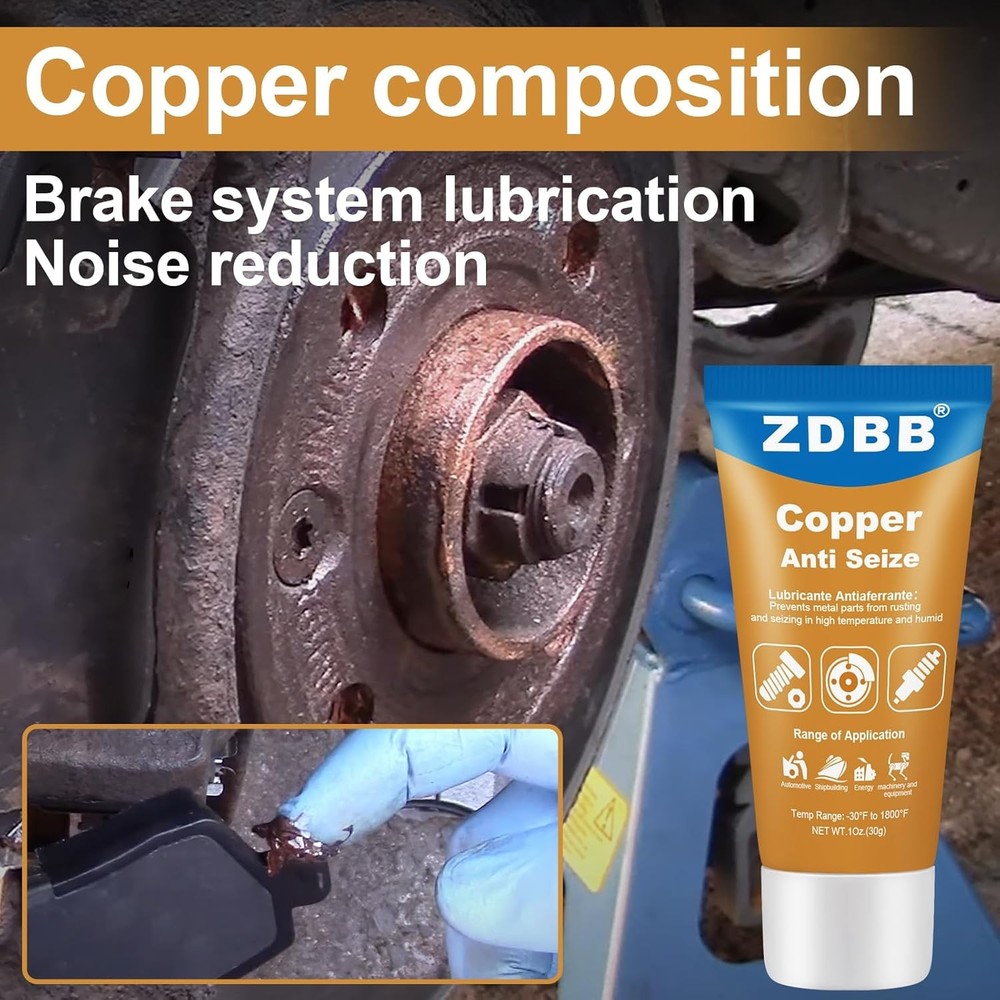 Copper Anti Seize Thread Lubricant High 1 PCS, Anti-Seize