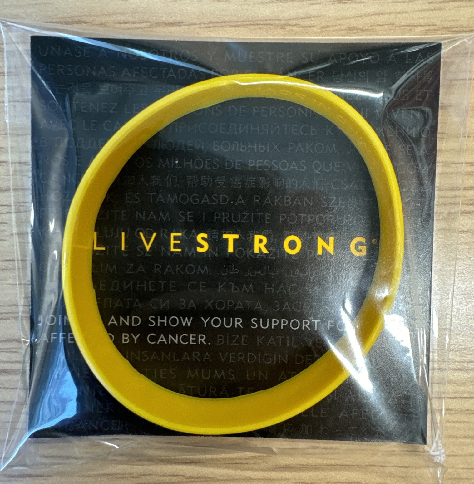 🚀 🚀 Nike LiveSTRONG Authentic Wristband Bracelet NEW (Size L/G-XL) 8"/202 mm