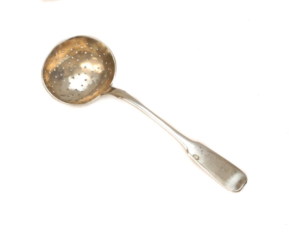 Mikhail Mikhailovich Russian 84 Silver Tea Strainer, circa 1880
