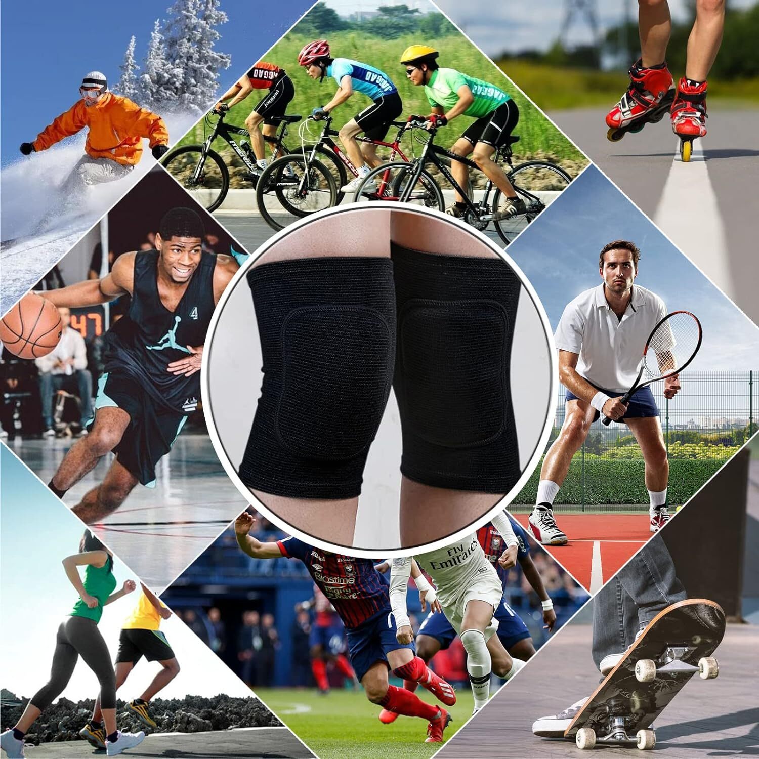 Knee Pads Knee Guards Soft Breathable Knee Pads for Men Women Kids Knees Protec