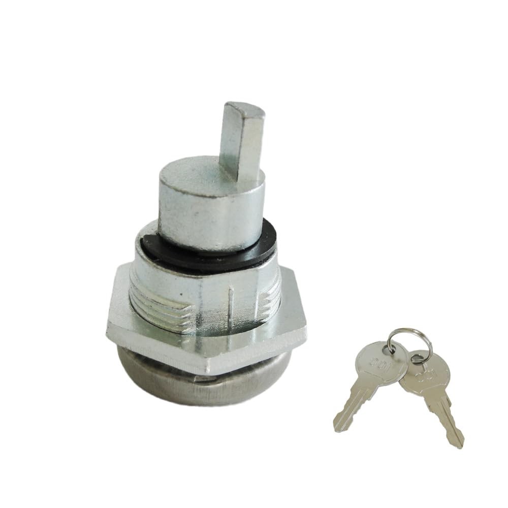 2 Pack Tool Box Locks with Keys - Replacement for Flush Mounted T Handle...