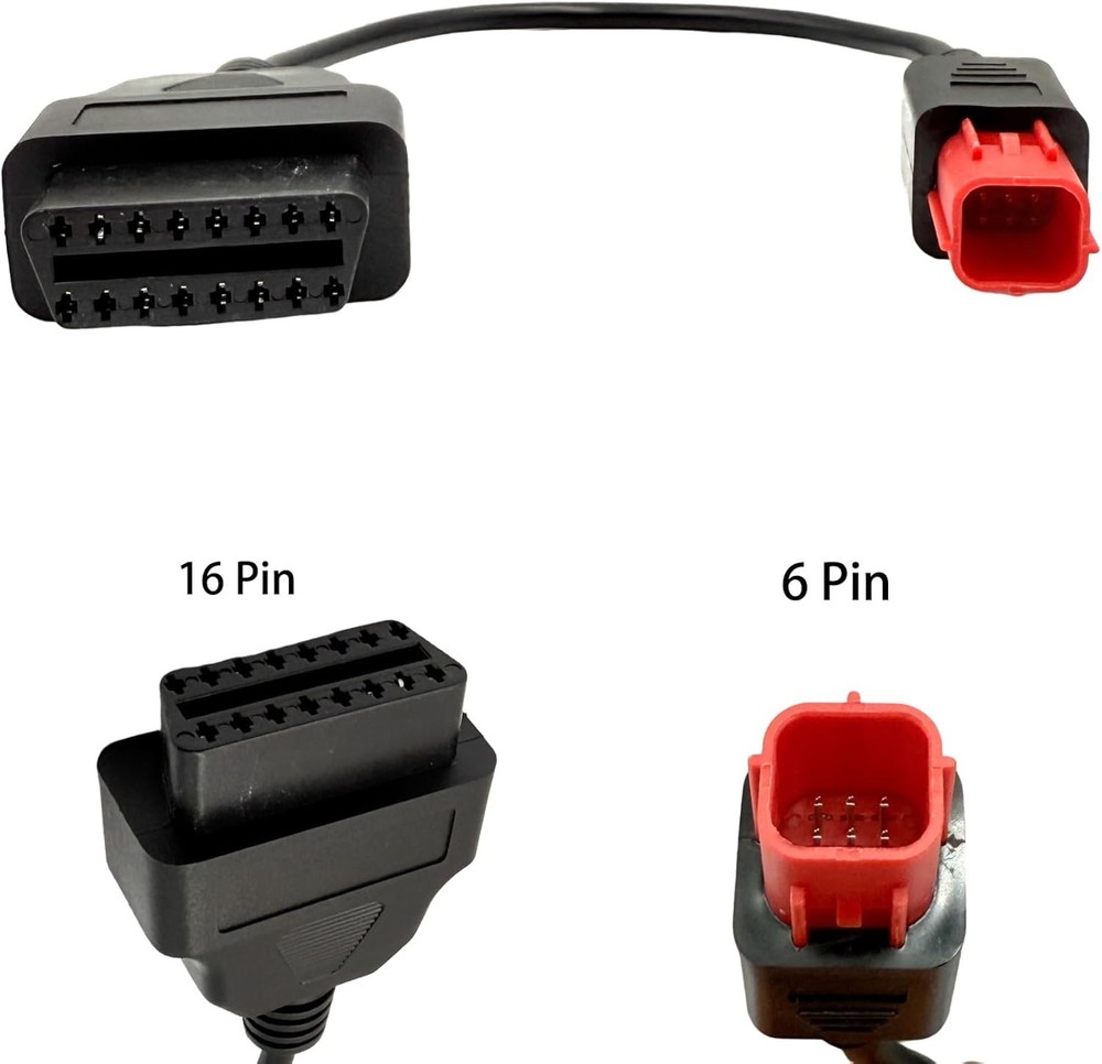 OBD2 Scanner Code Reader with Adapter Cable for Honda Motorcycle 2021+