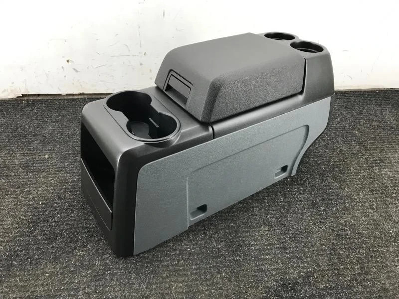 2011-2014 Ford F150 Front Floor Center Console Complete Column Shift Gray OEM