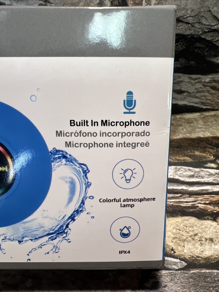 Wireless Waterproof Audio Recorder& Bluetooth. Built In 🎤 Splash Proof-NIB
