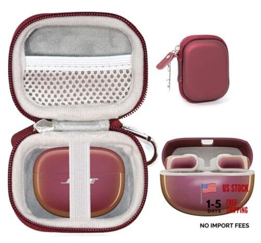 Case for Bose Ultra Open Bluetooth Earbuds () Wine