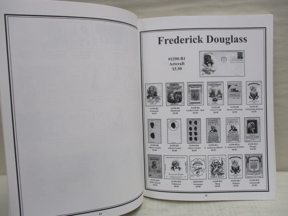 Brookman Black Heritage First Day Cachet Cover Catalog 1st Edition Softcover