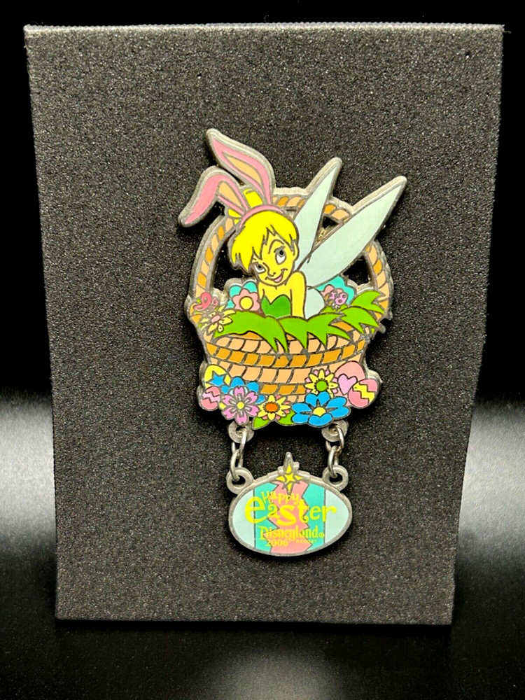 Tinker Bell-Happy Easter -Disneyland Resort Dangle Pin-LE